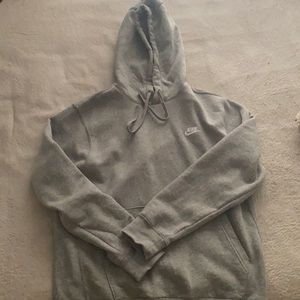 grey nike hoodie
